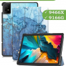 Чехол для TCL NxtPaper 11, TCL TAB 11, Голубой мрамор