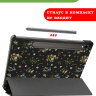Чехол для Samsung Galaxy Tab S9, S9 FE, Цветочки