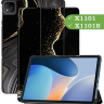 Чехол для Infinix XPAD X1101 (Черный мрамор)