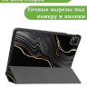 Чехол для Infinix XPAD X1101 (Черный мрамор)