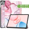 Чехол для Honor Pad 10 (Розовый мрамор)