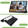 Чехол для Samsung Galaxy Tab S9 FE Plus, SM-X610, SM-X616B, Цветочки
