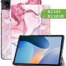 Чехол для Infinix XPAD X1101 (Розовый мрамор)