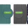 Чехол для Lenovo Tab P11 Pro TB132FU, Gen 2 - 11,2" (темно-зеленый)