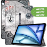 Чехол для iPad Air 13 (2024), iPad Pro 12,9 (2018), Эйфелева башня в Париже