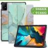 Чехол для TCL NxtPaper 11, TCL TAB 11, Зеленый мрамор
