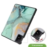 Чехол для TCL NxtPaper 11, TCL TAB 11, Зеленый мрамор