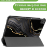 Чехол для Nokia T20 (Черный мрамор)