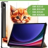 Чехол для Samsung Galaxy Tab S9, S9 FE, Рыжий котенок