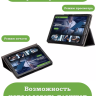 Чехол с узором на TCL Tab 10 HD 4G (9160G1, 9161G), TCL Tab 10L (8491X) (черный)