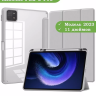 Чехол с прозрачной задней крышкой для Xiaomi Pad 6, Xiaomi Pad 6 Pro (светло-серый), прозр. акрил