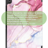 Чехол для Nokia T20 (Розовый мрамор)