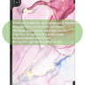 Чехол для Nokia T20 (Розовый мрамор)