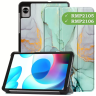 Чехол для Realme Pad Mini RMP2105, 8,7, Зеленый мрамор