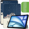 Чехол для iPad Air 13 (2024), iPad Pro 12,9 (2018), Сонный кот
