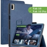 Чехол с узором на Blackview Tab 10, Tab 10 Pro (голубой)