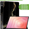 Чехол для Samsung Galaxy Tab S11 Ultra (Черный мрамор)