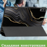 Чехол для Samsung Galaxy Tab S11 Ultra (Черный мрамор)
