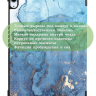 Чехол для iPad Air 13 (2024), iPad Pro 12,9 (2018), Голубой мрамор