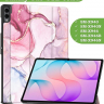 Чехол для Samsung Galaxy Tab S11 Ultra, S12 Ultra (Розовый мрамор)