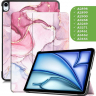 Чехол для iPad Air 13 (2024), iPad Pro 12,9 (2018), Розовый мрамор