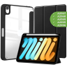 Чехол с прозрачной задней крышкой для iPad mini 6, mini 7 (черный), прозр. акрил