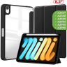 Чехол с прозрачной задней крышкой для iPad mini 6, mini 7 (черный), прозр. акрил