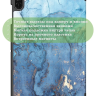Чехол для HONOR Pad X8а, Голубой мрамор