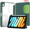 Чехол с прозрачной задней крышкой для iPad mini 6, mini 7 (т.зеленый), прозр. акрил