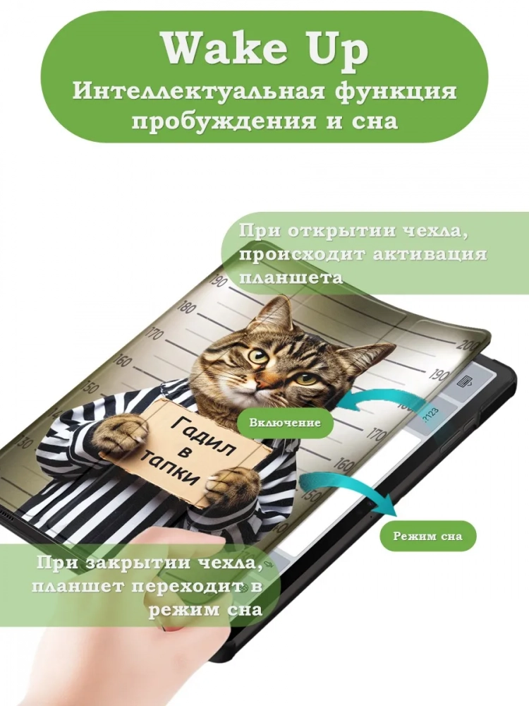 Чехол для Samsung Galaxy Tab S10 Lite, Кот гадил в тапки