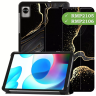 Чехол для Realme Pad Mini RMP2105, 8,7, Чёрный мрамор