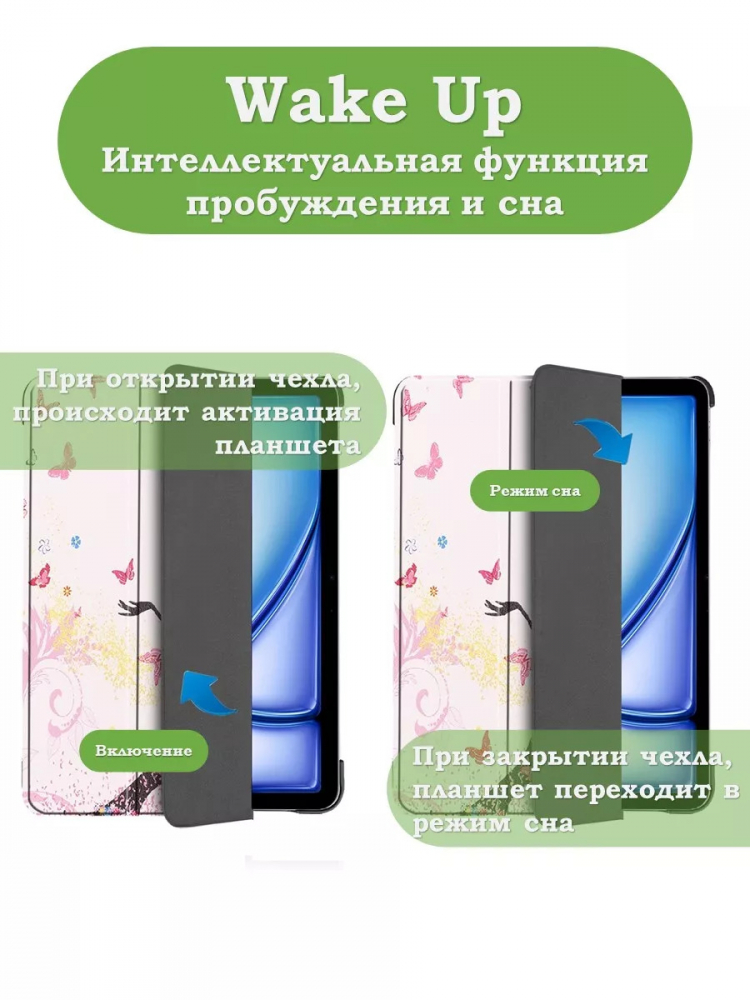 Чехол для iPad Air 13 (2024), iPad Pro 12,9 (2018), Фея