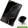 Чехол для HONOR Pad X8а, Черный мрамор