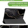 Чехол для Oppo Pad SE, OnePlus Pad Lite (Черный мрамор)