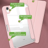 Чехол с прозрачной задней крышкой для iPad mini 6, mini 7 (розовый), прозр. акрил