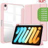 Чехол с прозрачной задней крышкой для iPad mini 6, mini 7 (розовый), прозр. акрил