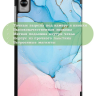 Чехол для Realme Pad Mini RMP2105, 8,7, Розово-голубой мрамор