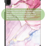 Чехол для HONOR Pad X8а, Розовый мрамор