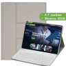 Чехол с клавиатурой для REDMI Pad 2 9.7 / Poco Pad C1 (2026) (светло-серый), поворотный