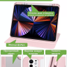 Поворотный чехол для iPad Pro 13 (7th gen), 2024 (розовый), 360гр.