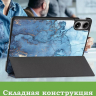 Чехол для Xiaomi Redmi Pad Pro, POCO Pad (Голубой мрамор)