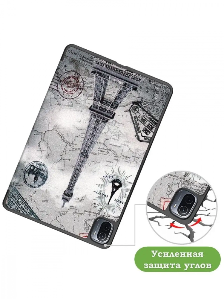 Чехол для Xiaomi Pad 5 11", Эйфелева башня в Париже