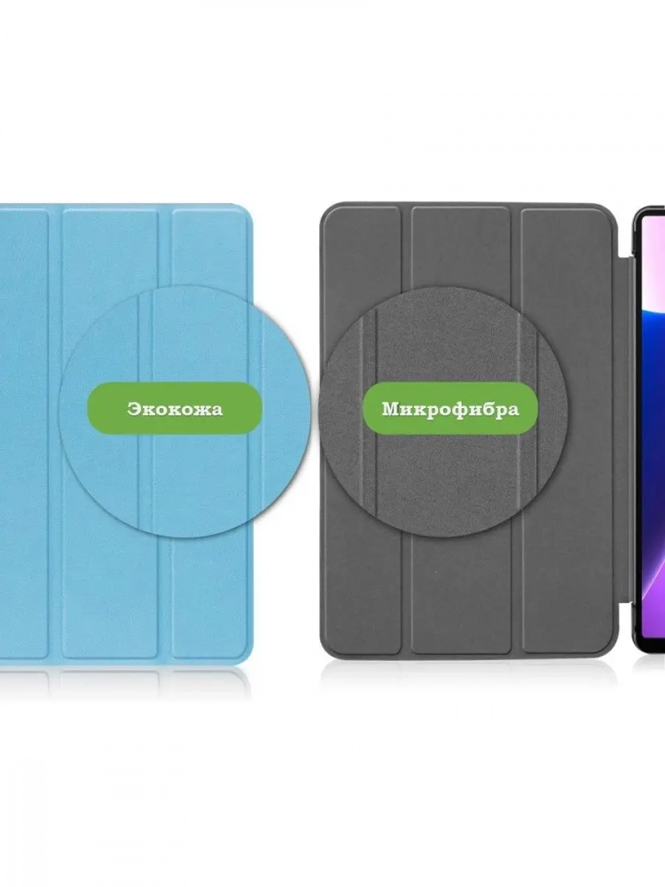 Чехол для Lenovo Tab M10 Plus (Gen 3), голубой