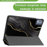 Чехол для TECNO MEGAPAD 11 (Черный мрамор)