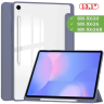 Чехол с прозрачной задней крышкой для Samsung Galaxy Tab S10 FE+ (13,1") (фиолетовый), прозр. акрил