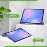Чехол с прозрачной задней крышкой для Samsung Galaxy Tab S10 FE+ (13,1") (фиолетовый), прозр. акрил