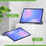 Чехол с прозрачной задней крышкой для Samsung Galaxy Tab S10 FE+ (13,1") (фиолетовый), прозр. акрил