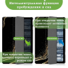 Чехол для Nokia T21 (Черный мрамор)