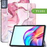 Чехол для TECNO MEGAPAD 11 (Розовый мрамор)
