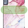 Чехол для TECNO MEGAPAD 11 (Розовый мрамор)